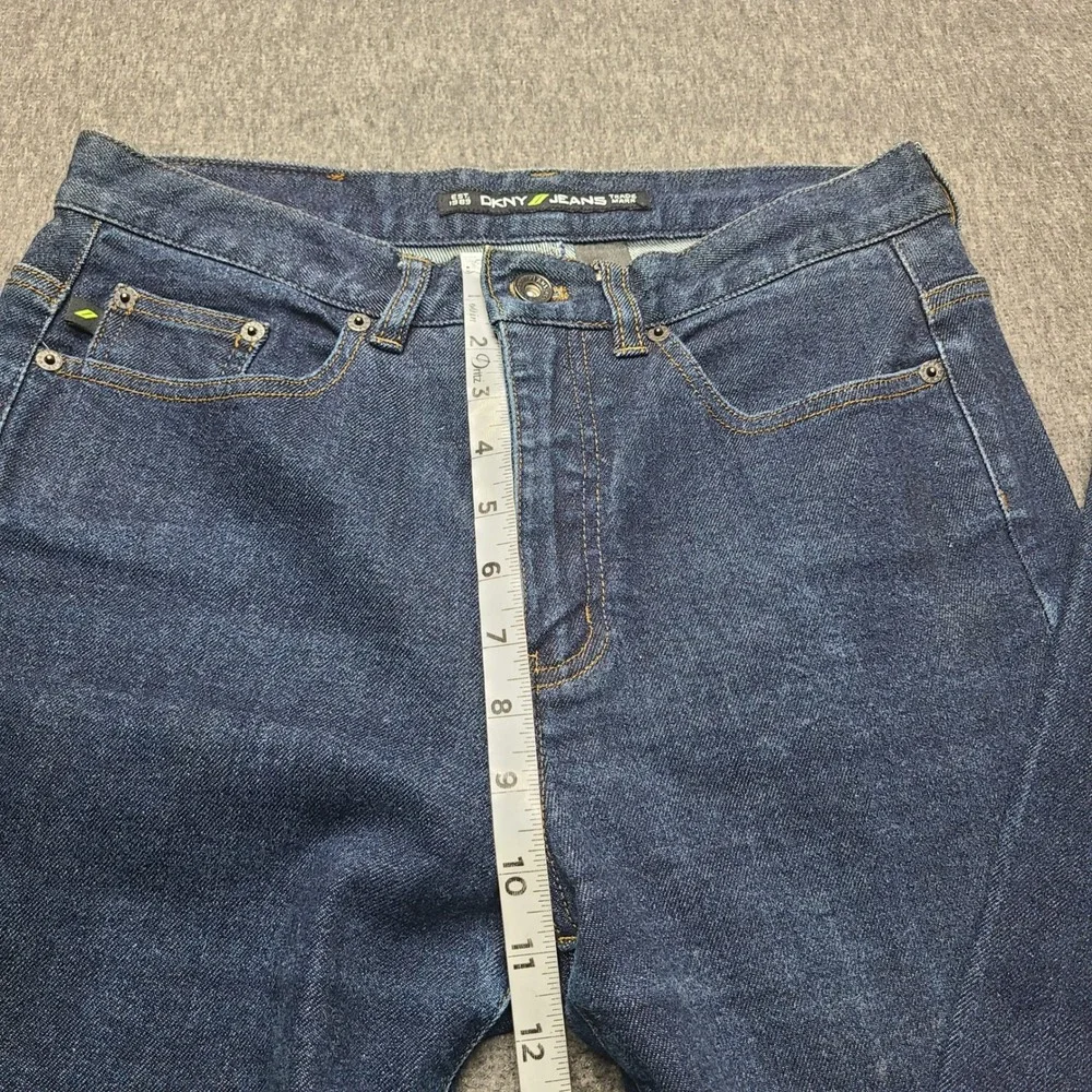 DKNY Jeans Straight Leg Denim Pants Womens 6 Blue Excellent‎ Stretch Y2K Classic